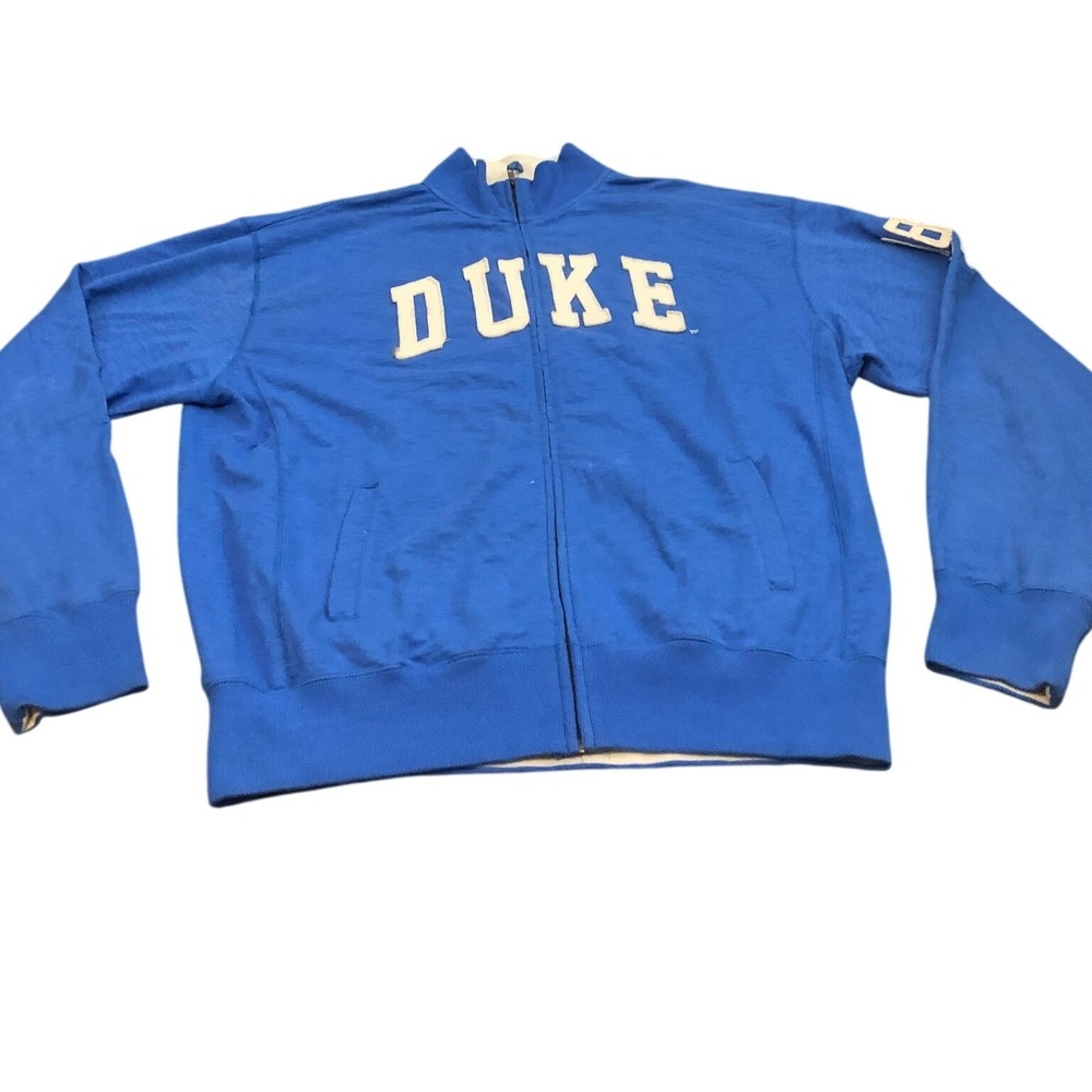Colosseum‎ Athletics Duke Jacket Mens 2XL Blue Full Zip Mock Neck Sweatshirt